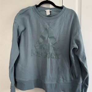Reebok Women's Teal Crew Neck Sweater